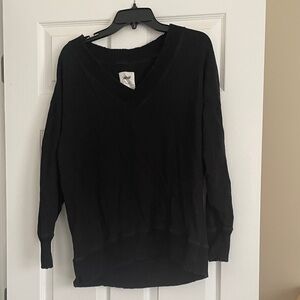 Black V-Neck Sweater